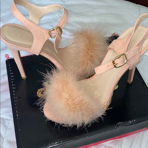 Charlotte Russe Shoes - Blush Suede Pumps